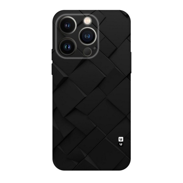 Black Elegant Design Original Polycarbonate Back Case for iPhone 14 Pro