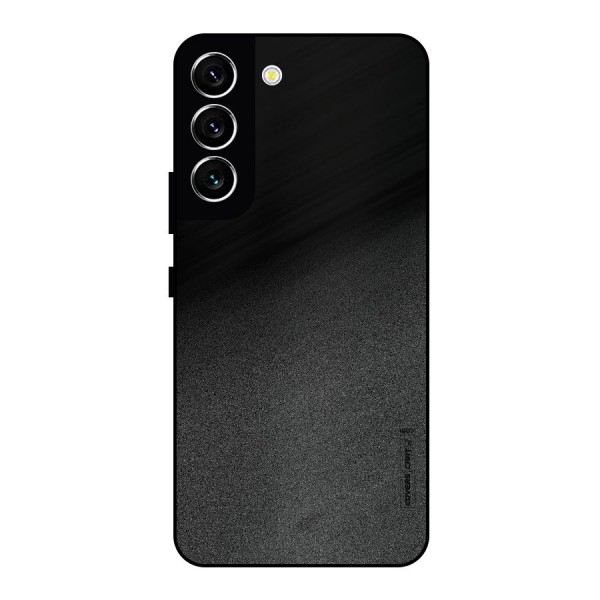 Black Grey Noise Fusion Metal Back Case for Galaxy S22 5G