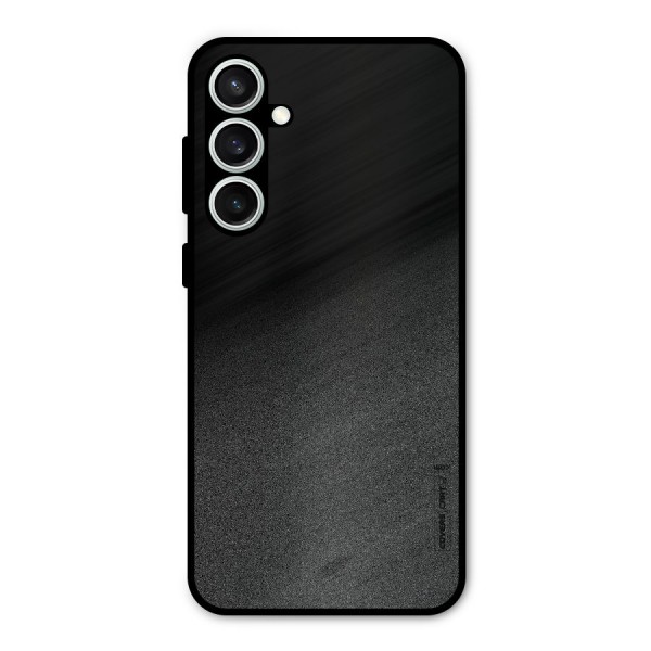 Black Grey Noise Fusion Metal Back Case for Galaxy S23 FE