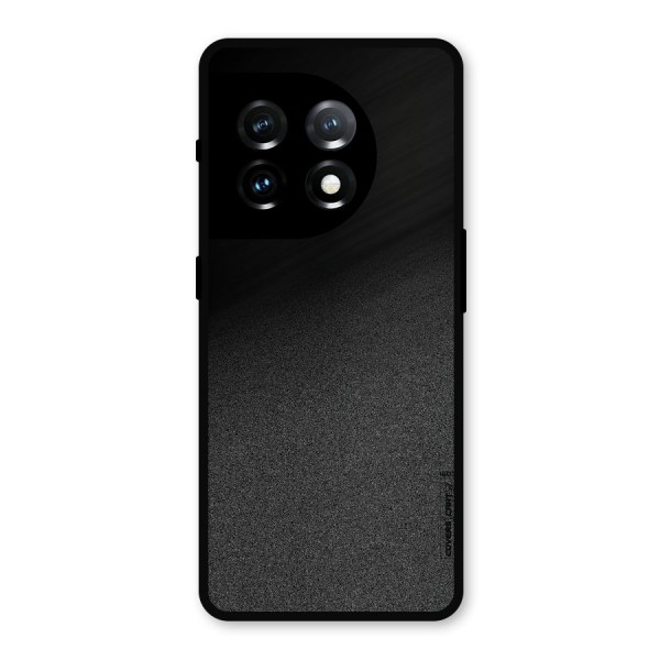 Black Grey Noise Fusion Metal Back Case for OnePlus 11