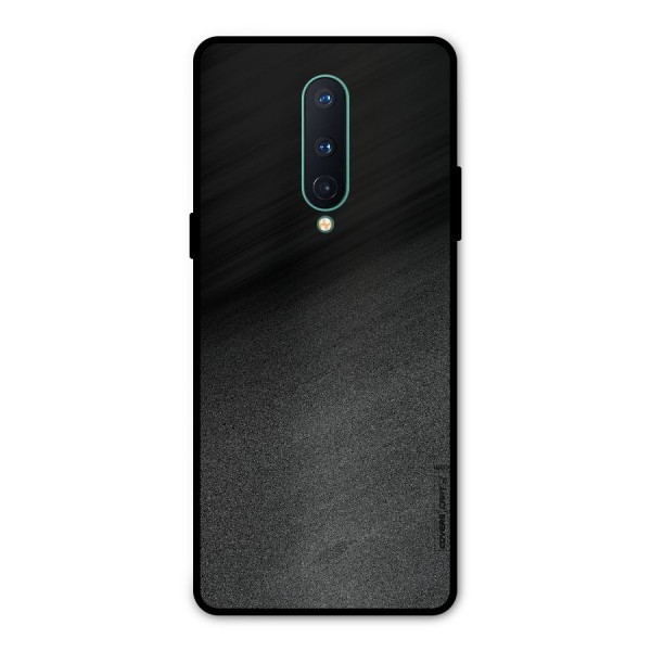 Black Grey Noise Fusion Metal Back Case for OnePlus 8