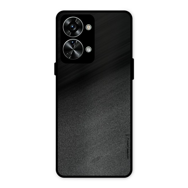 Black Grey Noise Fusion Metal Back Case for OnePlus Nord 2T