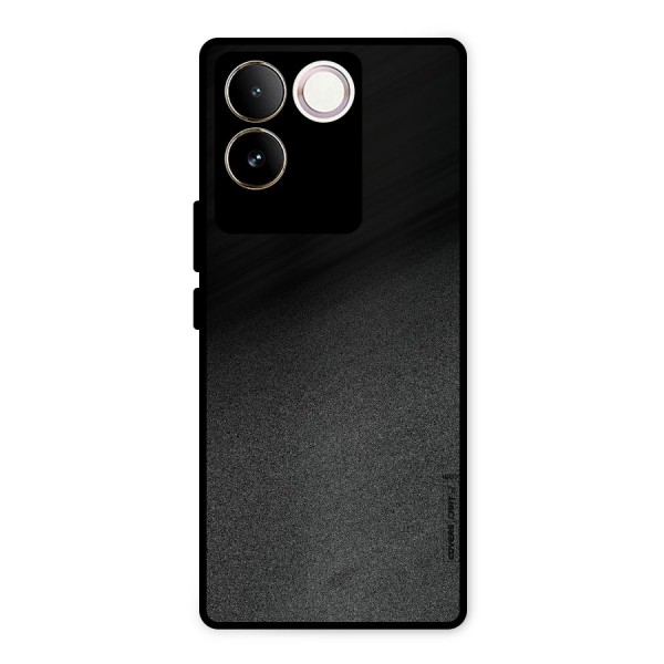 Black Grey Noise Fusion Metal Back Case for Vivo T2 Pro