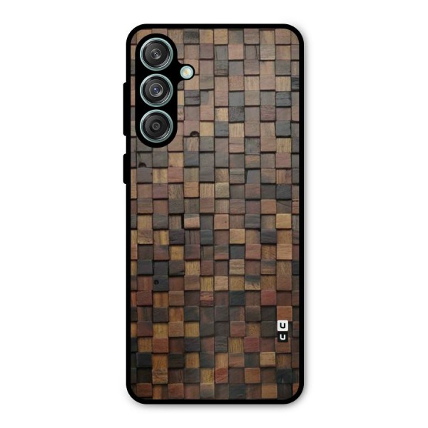Blocks Of Wood Metal Back Case for Galaxy M55 5G