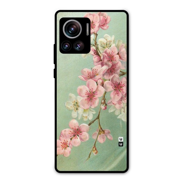 Blossom Cherry Design Metal Back Case for Motorola Edge 30 Ultra