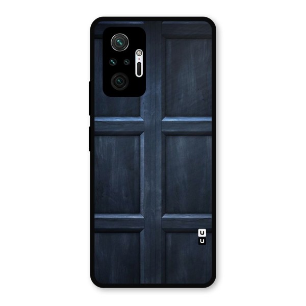 Blue Door Design Metal Back Case for Redmi Note 10 Pro