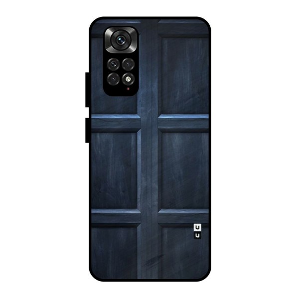 Blue Door Design Metal Back Case for Redmi Note 11 Pro