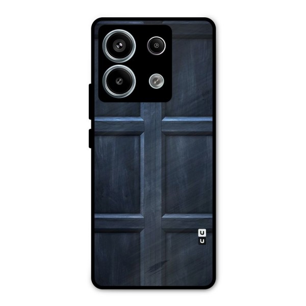 Blue Door Design Metal Back Case for Redmi Note 13 Pro 5G