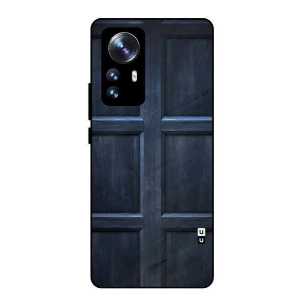 Blue Door Design Metal Back Case for Xiaomi 12 Pro