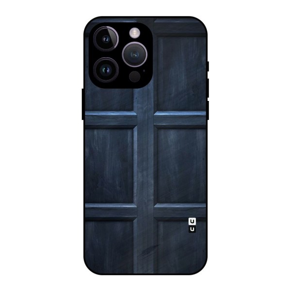 Blue Door Design Metal Back Case for iPhone 14 Pro Max