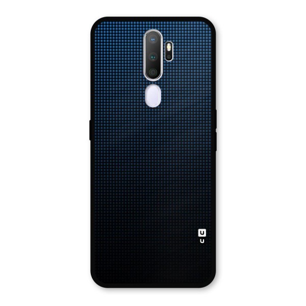 Blue Dots Shades Metal Back Case for Oppo A9 (2020)