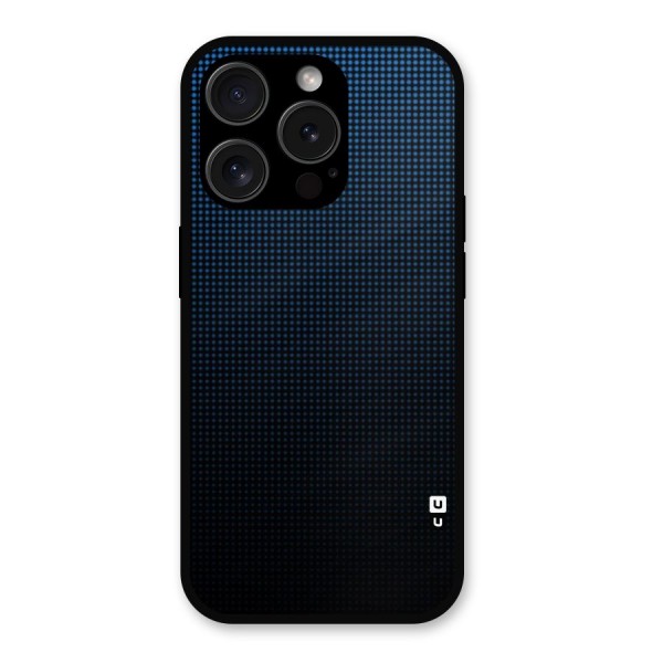 Blue Dots Shades Metal Back Case for iPhone 15 Pro