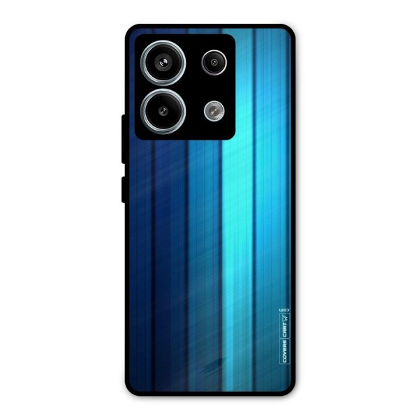 Blue Hues Metal Back Case for Redmi Note 13 Pro 5G