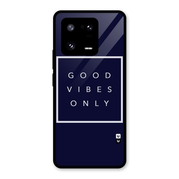 Blue White Vibes Glass Back Case for Xiaomi 13 Pro