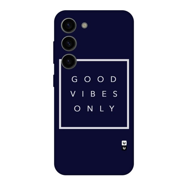 Blue White Vibes Original Polycarbonate Back Case for Galaxy S23