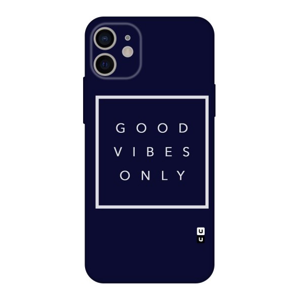 Blue White Vibes Original Polycarbonate Back Case for iPhone 11
