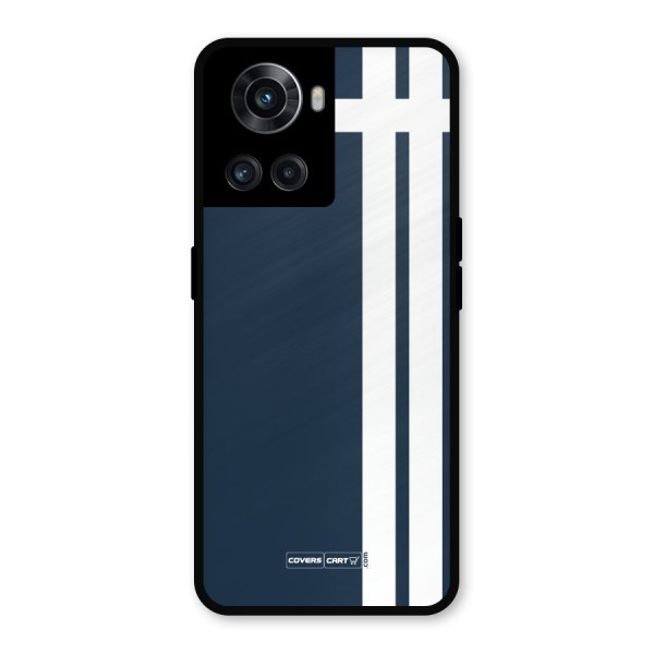 Blue and White Metal Back Case for OnePlus 10R