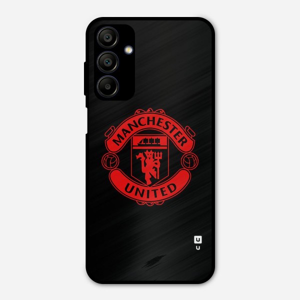 Bold Mancheter United Metal Back Case for Galaxy A15 5G