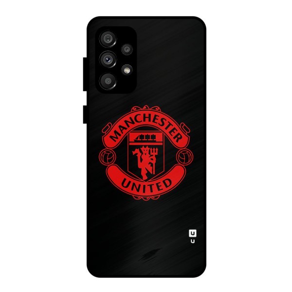 Bold Mancheter United Metal Back Case for Galaxy A73 5G