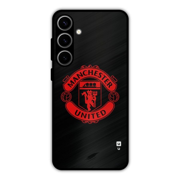 Bold Mancheter United Metal Back Case for Galaxy S24 Plus