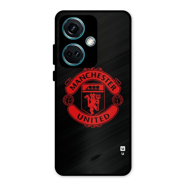 Bold Mancheter United Metal Back Case for OnePlus Nord CE 3 5G