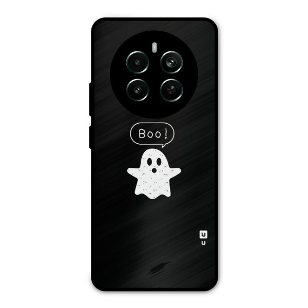 Boo Cute Ghost Metal Back Case for Realme 12 Plus