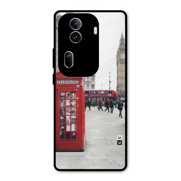 Booth In Red Metal Back Case for Oppo Reno11 Pro 5G