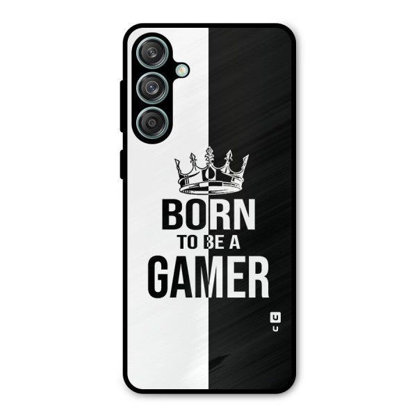 Born To Be Gamer Metal Back Case for Galaxy M55 5G