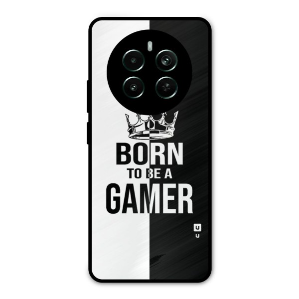 Born To Be Gamer Metal Back Case for Realme 12 Plus
