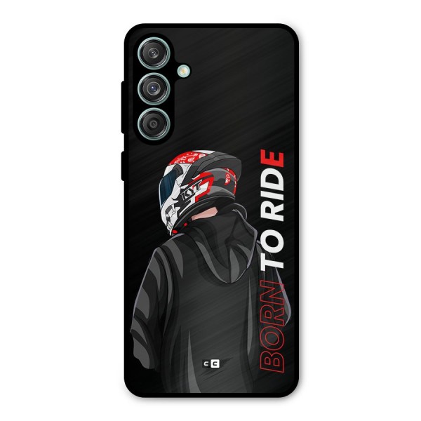 Born To Ride Metal Back Case for Galaxy M55 5G