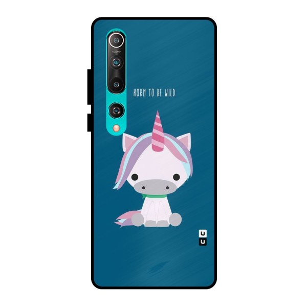 Born Wild Unicorn Metal Back Case for Mi 10