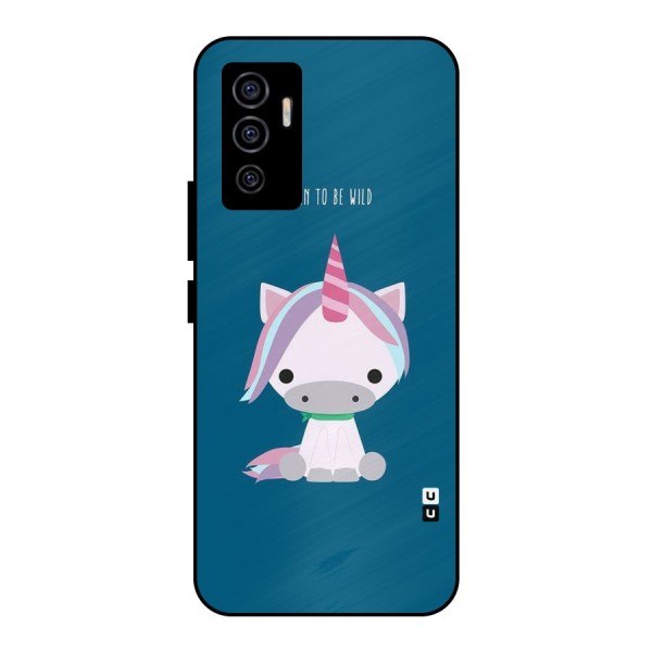 Born Wild Unicorn Metal Back Case for Vivo V23e