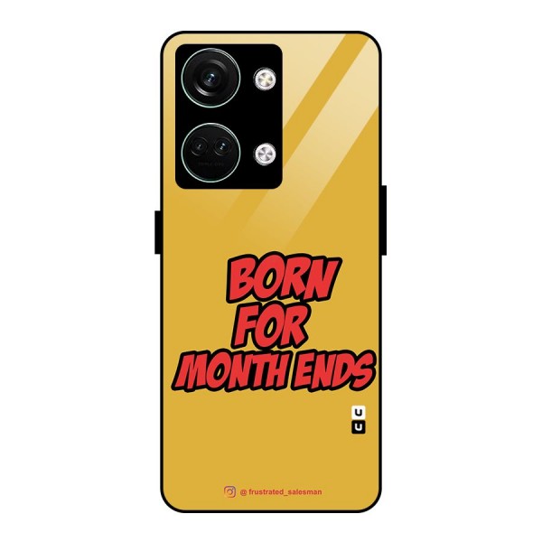 Born for Month Ends Mustard Yellow Glass Back Case for Oneplus Nord 3