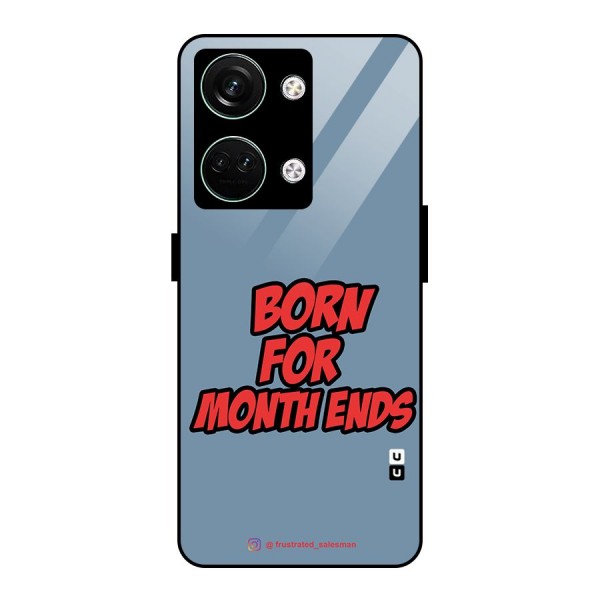 Born for Month Ends SteelBlue Glass Back Case for Oneplus Nord 3