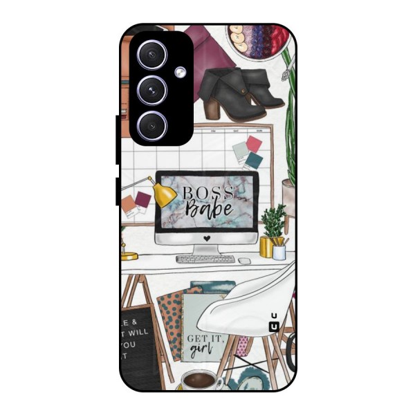 Boss Babe Metal Back Case for Galaxy A54