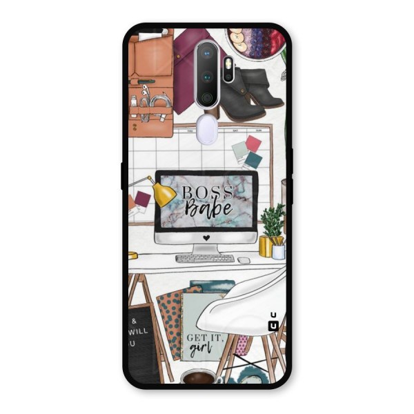 Boss Babe Metal Back Case for Oppo A9 (2020)