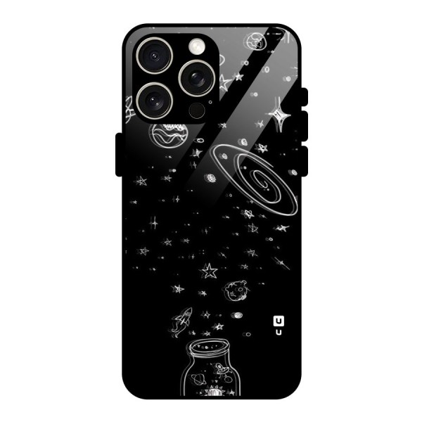 Bottle Of Stars Glass Back Case for iPhone 15 Pro Max