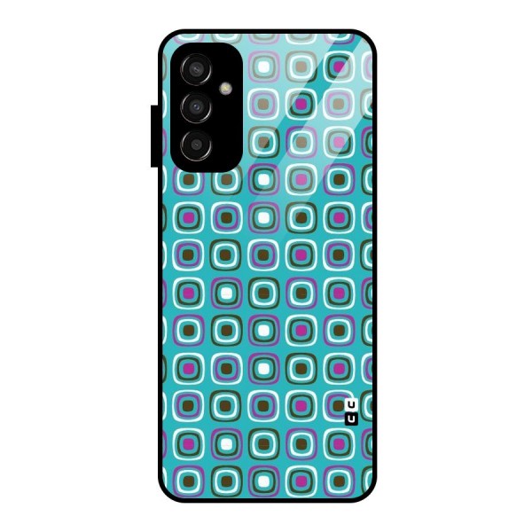 Boxes Tiny Pattern Glass Back Case for Galaxy F13