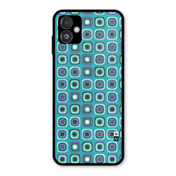 Boxes Tiny Pattern Metal Back Case for Galaxy F14