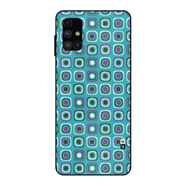 Boxes Tiny Pattern Metal Back Case for Galaxy M51