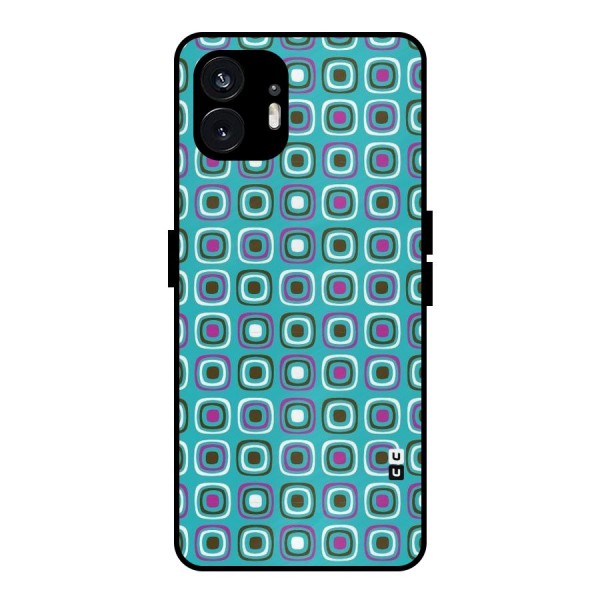 Boxes Tiny Pattern Metal Back Case for Nothing Phone 2