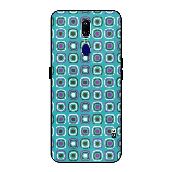 Boxes Tiny Pattern Metal Back Case for Oppo F11