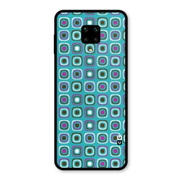 Boxes Tiny Pattern Metal Back Case for Poco M2