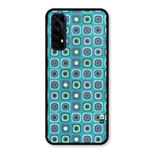 Boxes Tiny Pattern Metal Back Case for Realme 7