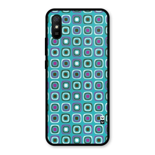Boxes Tiny Pattern Metal Back Case for Redmi 9a