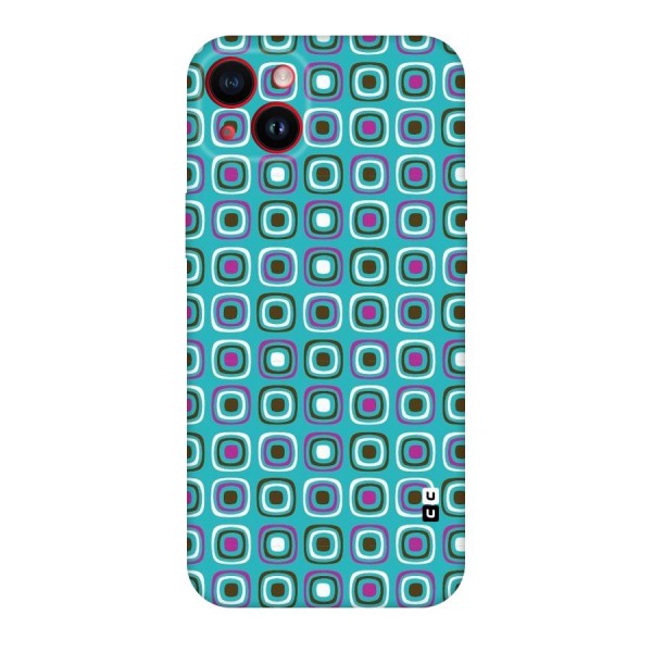 Boxes Tiny Pattern Original Polycarbonate Back Case for iPhone 14 Plus