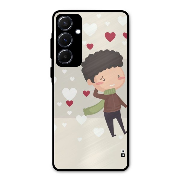 Boy in love Metal Back Case for Galaxy A55
