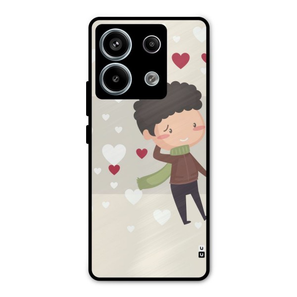 Boy in love Metal Back Case for Redmi Note 13 Pro 5G