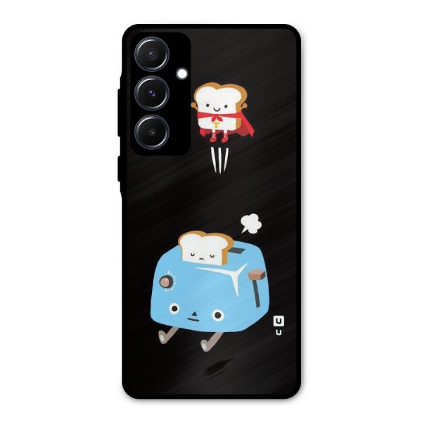 Bread Toast Metal Back Case for Galaxy A55