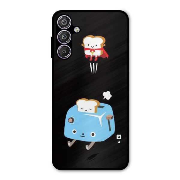 Bread Toast Metal Back Case for Galaxy F15